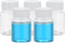 PATIKIL 5 Pcs 50ml Reagent Bottles, PET Wide Mouth Round Bottles with Screw Cap for Lab Water Reagent Storage