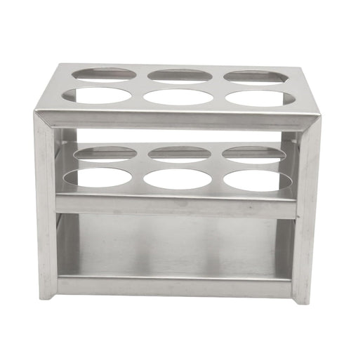 Metal Test Tube Rack, 304 Stainless Steel Holder, Sturdy Structure for Diameter 30mm Tubes