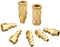 Air Hose Fittings Quick Connect Brass Air Coupler and Plug Kit, Industrial Type D, 1/4-Inch NPT Fittings