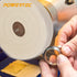 POWERTEC 6 Inch Polishing Wheels Kit - 3 Pack with Yellow, Loose Cotton & White Cotton Buffing Wheel (71631)