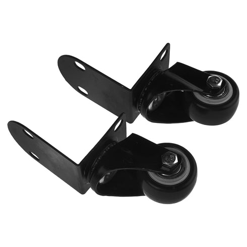 Didiseaon General 1.5-inch Silent Swivel Furniture Casters 2pcs, Small Quiet Rolling Wheels