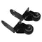Didiseaon General 1.5-inch Silent Swivel Furniture Casters 2pcs, Small Quiet Rolling Wheels