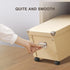 8 PCS 1" Free Punching Pastable Plate Caster with Stickers and Screws, Self Adhesive Swivel Wheels