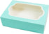 10-Count (14 10 5 Inches, Global Sugar Art Extra Deep Quarter Sheet Cake Box with Window, Sturdy, AutoPopup x x