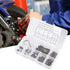 212Pcs M3 Inner Hex Concave End Stainless Steel Grub Screws Kit with Installing Tools