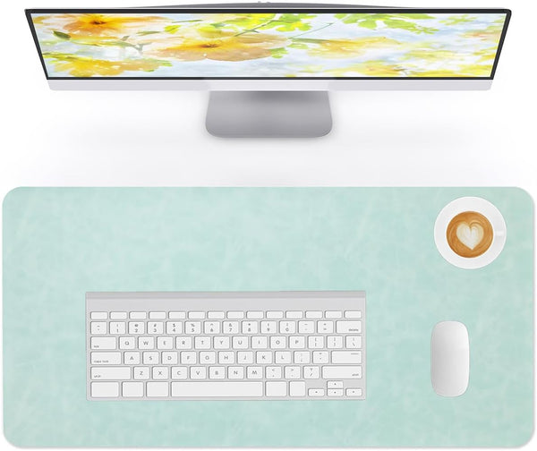 Desk Pad Soft PU Leather Large Mouse Pad Laptop Computer Desk Mat