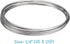 Vigorous 1/4" x 10Ft Stainless Steel Tubing Coil, Welded 304 Stainless Steel Tubing