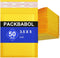 Packbabol Kraft Bubble Mailers 3.5x5 Inch, 50 Pack Self-Sealing Paper Envelopes for Strong Adhesion Shipping