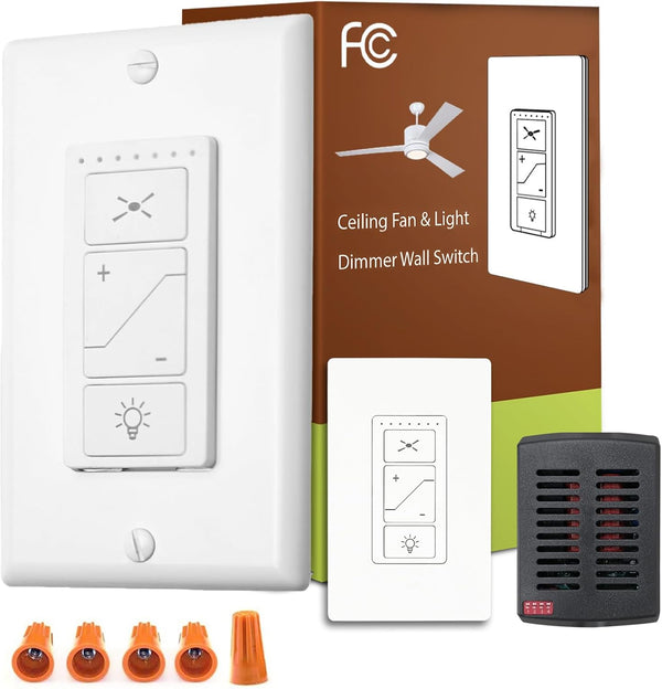 Humpptom Fan Remote Control Kit, Small Size Receiver Ceiling Fan Remote Control Control