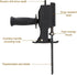 Reciprocating Saw Adapter, Hand Drill to Reciprocating Saw Chainsaw Conversion Head Kit