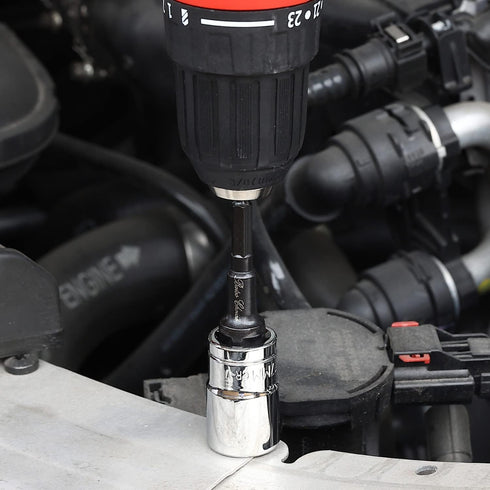 Bates Impact Socket Adapter Set, 3 PCS, 1/4", 3/8" and 1/2", with Holder for Drill and Impact Driver