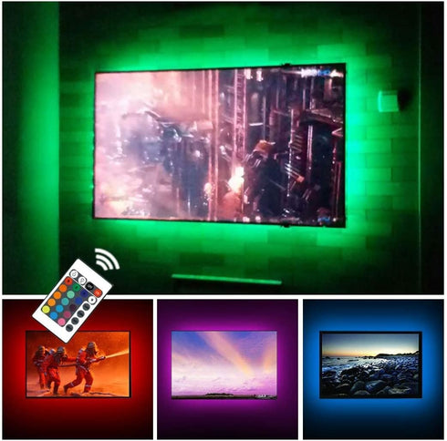 CPLID USB TV Backlight LED Strip Lights Kit for 24 to 60 inches
