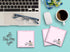 Butler in the Home Sticky Notes 12 Pack - 3"x3" 50 Sheet Count Per Pad, Cute Memo Note Pads