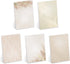 Pampas Grass Sticky Note Pads, 4" x 6" Repositionable Boho Sticky Notes, 50 Sheets Per Pad, Set of 5 Designs, Made in