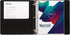 Samsill 1.5 Inch 3 Ring Binder, Black Leather with Contrast Stitching, 8.5 x 11 Inch, Notebook Binder, Portfolio