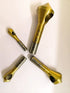 KEWAYO 4pcs Titanium Coated Countersink Chamfer Tool Deburring Tool Set Metal Wood Drill Bits Zhongbo Business