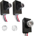 Dyruilanbo 3PCS Photocell Sensor for Outdoor Lights Dusk to Dawn Sensor for Outdoor