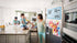 Magnetic Dry Erase Whiteboard Sheet 11" x 17" - Multicolor 11x17 3-Pack with Kitchen, Fridge, Office, Classroom