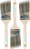 Vermeer Paint Brushes 3-Pack - 2.5" Angle Sash Brushes for All Latex and Oil Paints & Stains