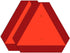 T&R Metal Slow Moving Vehicle Sign, Safety Triangle Sign - 2 Pack, 14 x 16 Inches, Reflective and Weatherproof