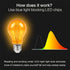 LED Edison Bulbs, 60 Watt Replacement, 6W 2000K Amber Soft Light, 4 Pack
