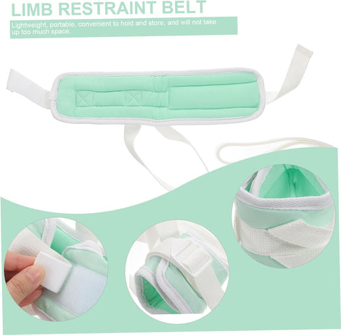 2Pcs Arm Support Strap for Patient Safety Adjustable Wrist Support Belt for Hospital Use and Bedridden Patients Sturdy