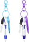 Sabary Mini Highlighter Nurse Pen Pack Set, Pink and Purple Tip Highlighter, 2 Permanent Marker Pens, 2 Retractable