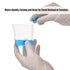 ESHATO 100 Pieces Glass Sample Vial, Small Liquid Sampling Bottle with Black Plastic Screw Caps