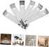 6pcs DOITOOL Heavy-duty Ceiling Plate Bracket Kit for Versatile Light Fixture Mounting Supports Chandeliers Wall