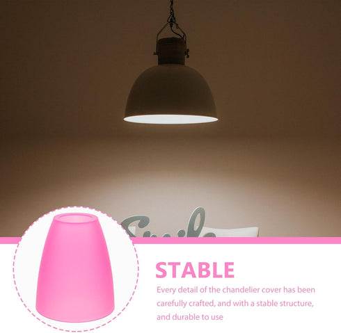 2Pcs Plastic Lamp Shade Flat Head Lampshade Replacement Decorative Floor Light Covers for Chandelier Pendant Light Wall