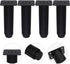 4pcs 15-25cm Alipis Adjustable Metal Sofa Legs Furniture Bed Frame Replacement Legs Black Extendable Support Feet