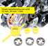 Plastic Pipe Die, PVC Thread Tool Maker NPT Circular Die Set with Excellent Finish and Durability Thread Plumbing Manual Hand Tool by Yanmis