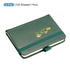 PATIKIL A7 Pocket Notebook, 2 Pack, 100 Sheets, 80 GSM Thick Lined Paper, Dark Green Mini Memo Pads