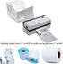 Label Holder for Rolls and Fan-Fold Labels, 4x6 Stand for Thermal Label Printer - Accessory for Desktop & Shipping