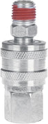WYNNsky Air Coupler and Plug Kit, 1-pc 1/4'' FNPT ARO Style Coupler&1-pc 1/4'' MNPT ARO Style Air Plug with Sealant, Air Compressor Accessories Kit by WYNNsky