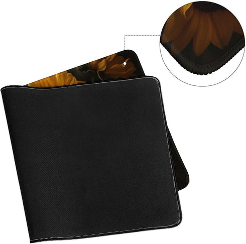 HFDSIFBUJ 30"x 16",Non-Slip Sunflower Bouquet Yellow Flowers Large Desk Mat Rubber Gaming Mouse Pad for Keyboard Office