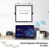 Small Magnetic Dry Erase Whiteboard, Mini Desktop Portable Easel Board for Office, School, Home 12 x 12 inches