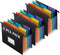 TRANBO 2-in-1 Expanding Hanging File Folders, 7 Pockets Accordion File Organizer with Retractable Hook, 3 Pack