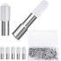 Cerpourt 58 Pcs Shelf Pegs Pins,5mm 1/4 Inch Dual Diameter Metal Shelf Support