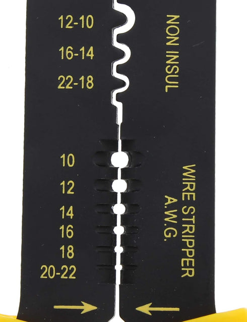 IDEAL Electrical 45-778 Multi-Crimp Strip Tool - High Leverage Wire Crimper & Stripper with Textured Grip