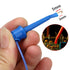 Sumnacon 5 Pcs Multimeter Electrical Test Dual Lead Test Hook Clips, 5 Colors Silicone Flexible Test Cables