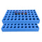 (2 Packs) Vial Rack, 2ml HPLC Sample Bottles Rack, Single Blue Holds 50 Standard 12mm 2ml Vials