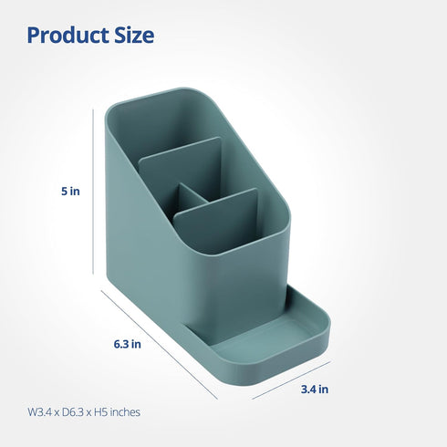 BLUE GINKGO Desk Holder Organizer, Office Supplies Pencil and Pen Holder for Desk Accessories
