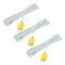 MECCANIXITY 3pcs K Type Thermocouple Mini Connector Probes, Fiberglass 16ft -50 to 400°C