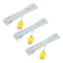 MECCANIXITY 3pcs K Type Thermocouple Mini Connector Probes, Fiberglass 16ft -50 to 400°C