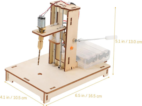 1set UPKOCH Mini Drill Press Kit for Projects Easy to Use Efficient Drilling Machine for Science Education Crafts