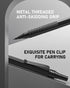 Nicpro 0.7 mm Mechanical Pencil Set with Case, 3 Metal Artist Pencils, 8 Tube HB Lead Refills