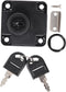 Angoily 2pcs Office Cabinet Lock Zinc Alloy Drawer Lock Keys for File