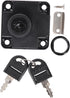 Angoily 2pcs Office Cabinet Lock Zinc Alloy Drawer Lock Keys for File