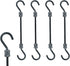 4 Pack Bungee Cords with Hooks, 24 Inch Heavy Duty Outdoor Bungee Cords, Black for Camping, Tarps, Bike Rack, Tent